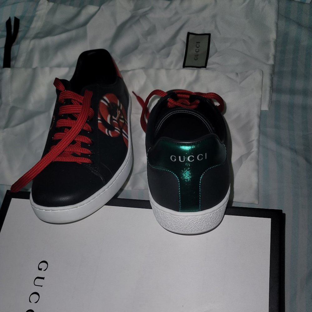 Gucci Sneakers ace king size 9 men's